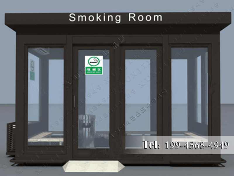 控烟室现货吸烟亭质量抽烟房规格抽烟亭造型吸烟亭造型吸烟房工程抽烟室房屋